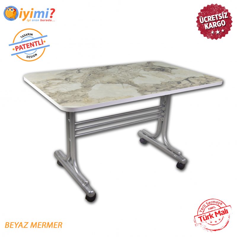 Mermer Desen Tekerlekli Orta Sehpa Metal Ayaklı Masa 60x100 SİYAH MERMER Mermer Desen Tekerlekli Orta Sehpa Metal Ayaklı Masa 60x100 SİYAH MERMER