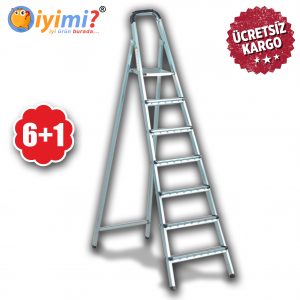 1. Kalite Metal Merdiven 3+1 Basamaklı