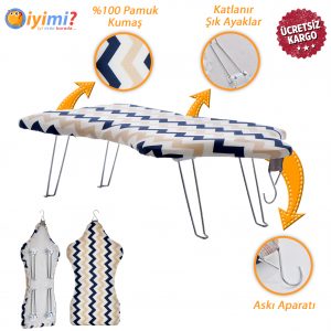 Lüx Mini Seyehat Ütü Masası-iyimiburada.com